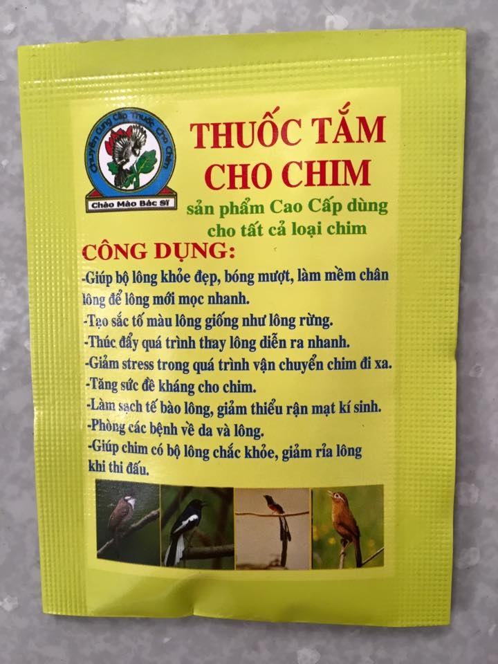 Thuốc Tắm Cho Chim Chào Mào Bác Sĩ