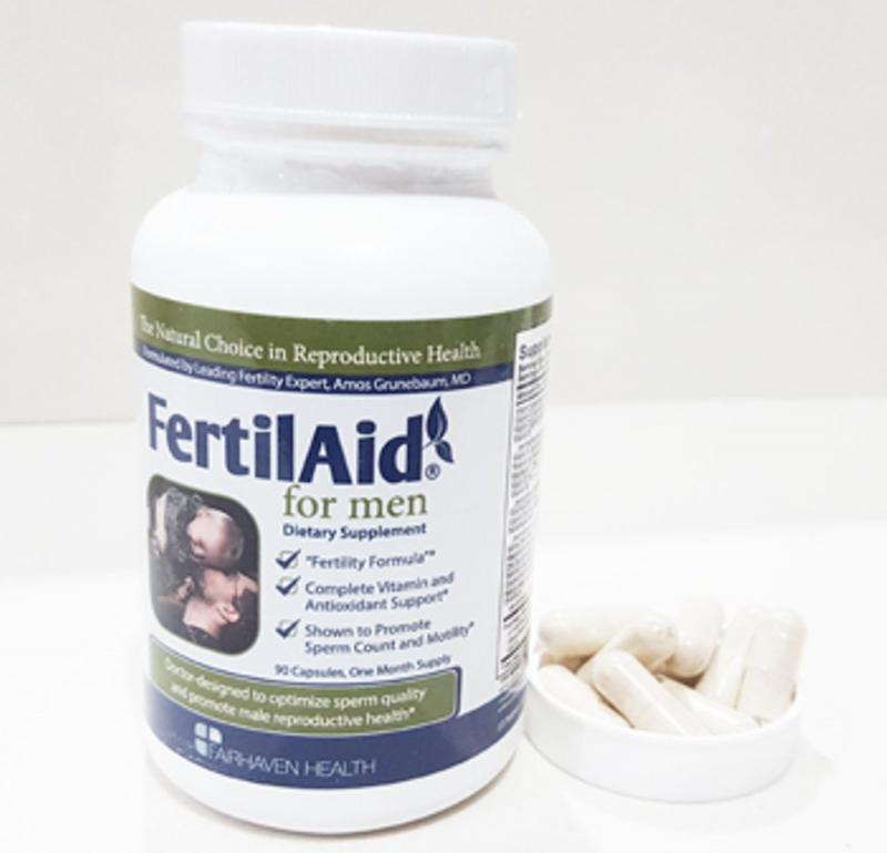 Viên uống tăng chất lượng tinh trùng FairHaven Health FertilAid for Men