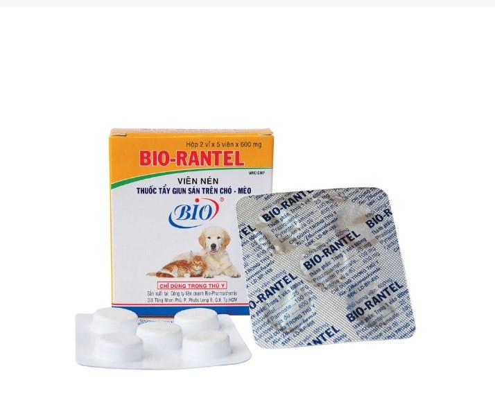 Thuốc tẩy giun sán cho chó  - Bio Rantel