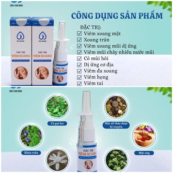 Thuốc trị viêm xoang Đông y Nam Hoàng