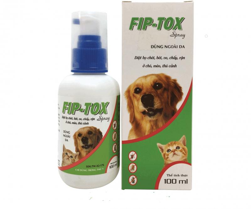 Thuốc xịt diệt ve, rận chó mèo FIP-TOX SPRAY