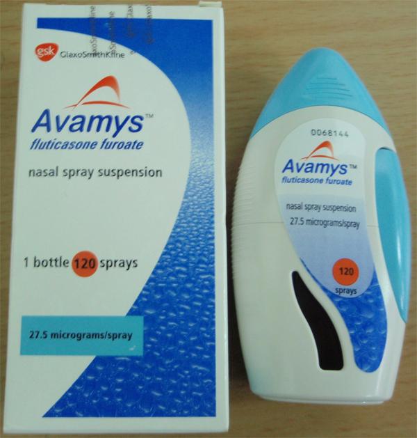Sản phẩm xịt mũi trị viêm mũi dị ứng Avamys