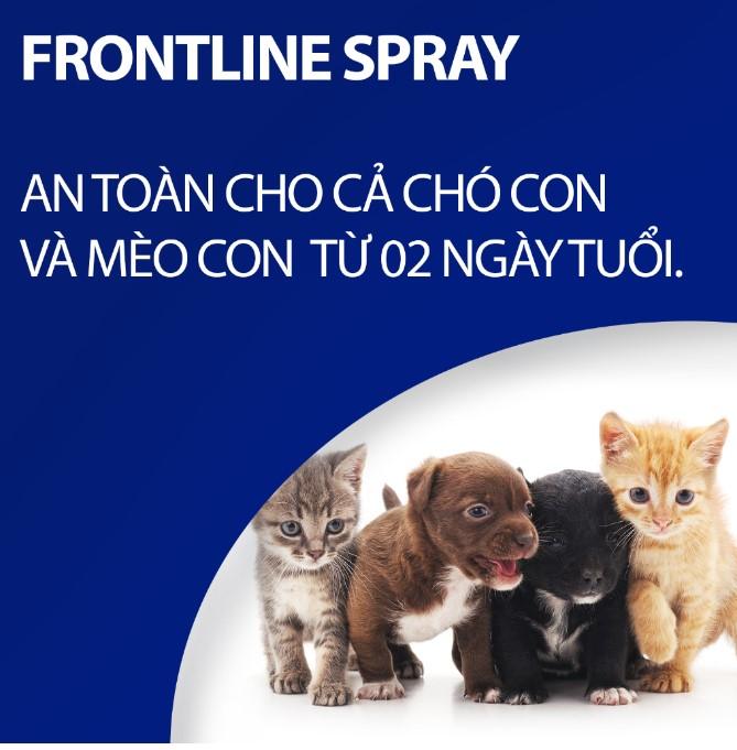 Thuốc xịt ve chó Frontline Spray