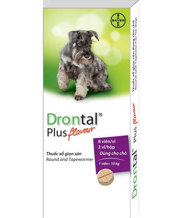 Thuốc xổ giun Drontal Plus Flavour