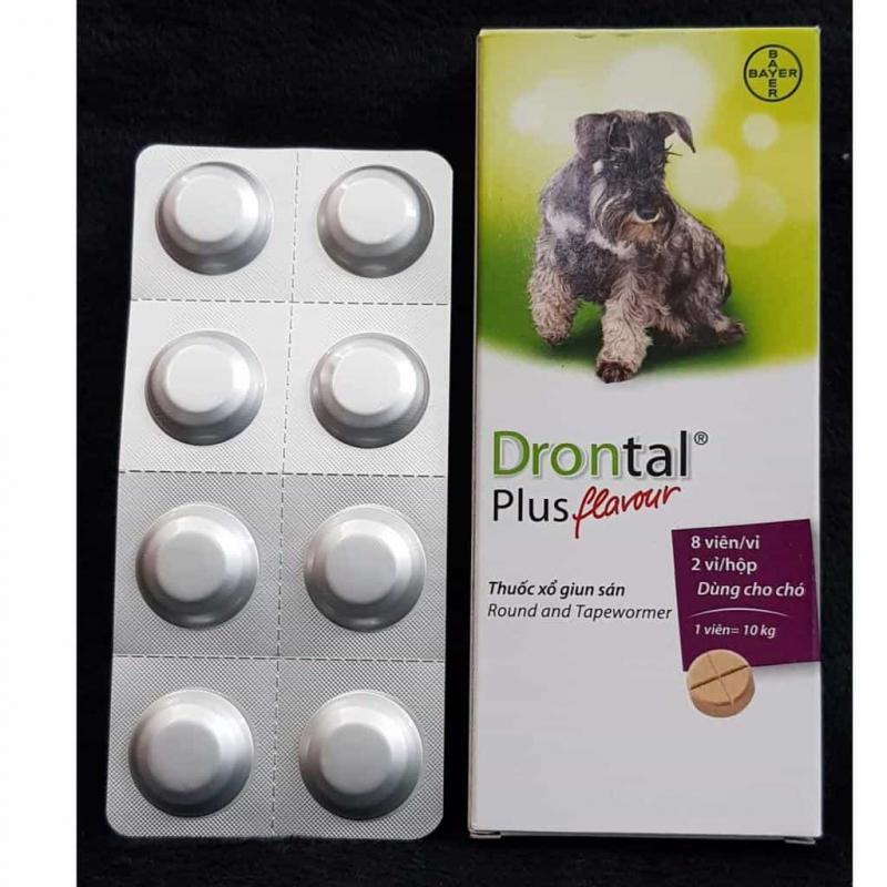 Thuốc xổ giun Drontal Plus Flavour