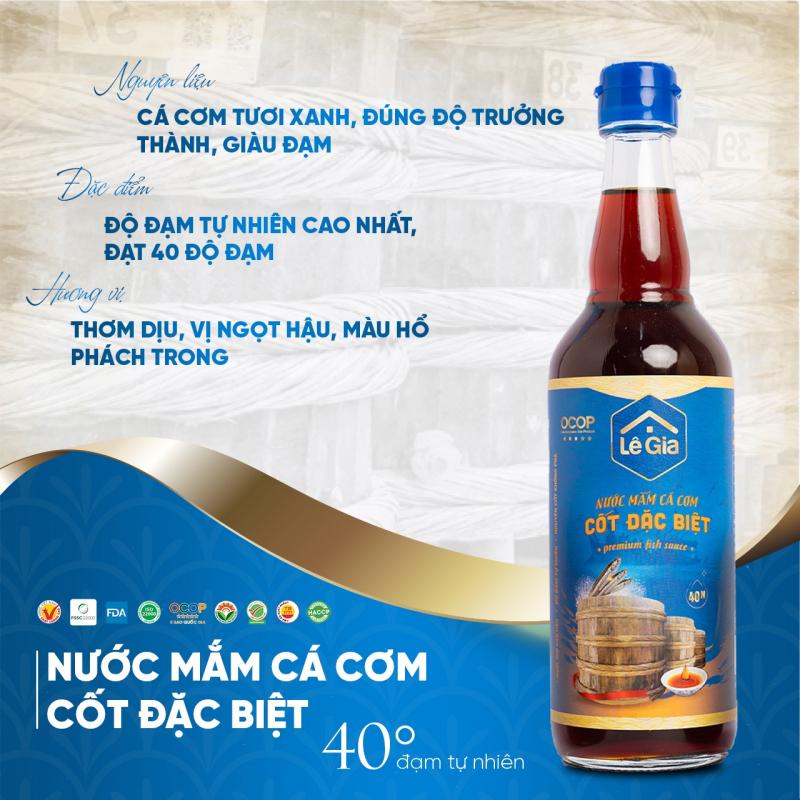 Thương hiệu nước mắm Lê Gia