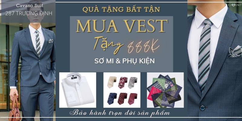 Thương hiệu thời trang Vest nam Cavano