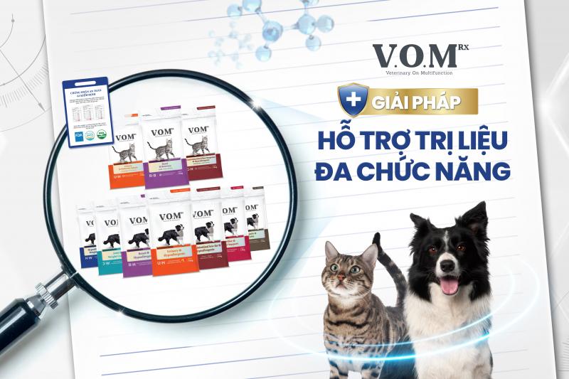 Thương hiệu V.O.M RX – Thức ăn dinh dưỡng hỗ trợ trị liệu đa chức năng