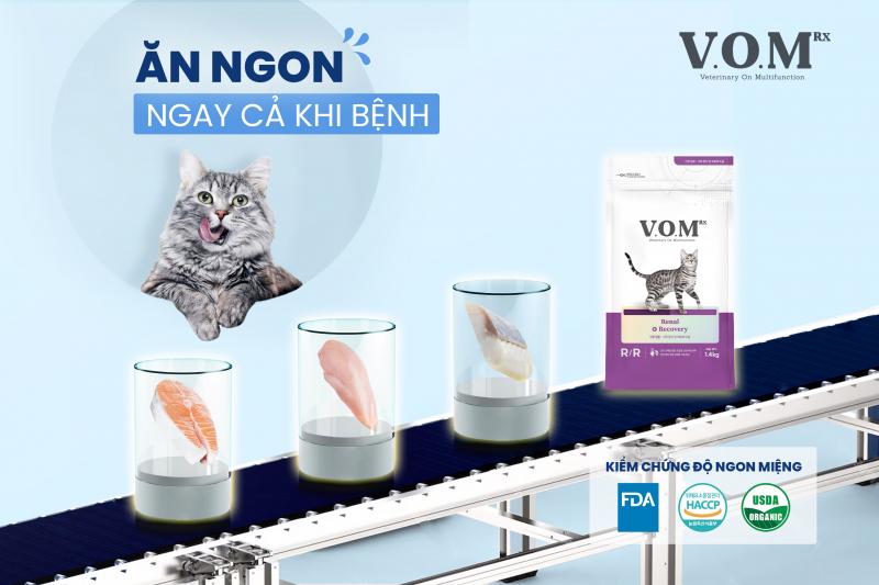 Thương hiệu V.O.M RX – Thức ăn dinh dưỡng hỗ trợ trị liệu đa chức năng