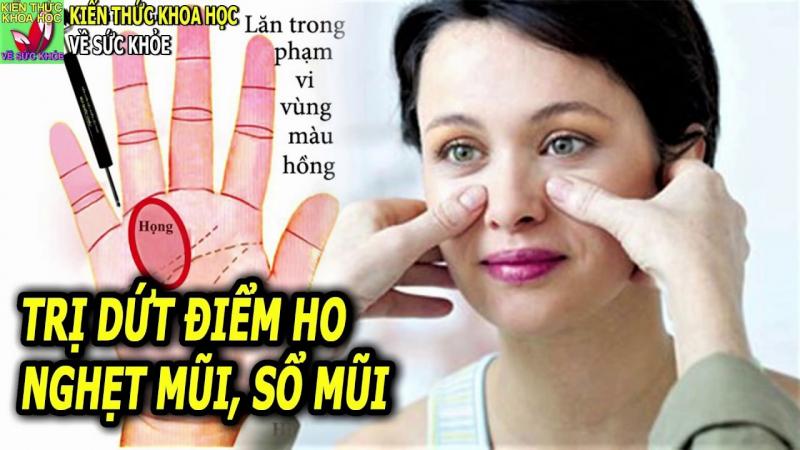 Thường xuyên xoa mũi, phổi thông suốt