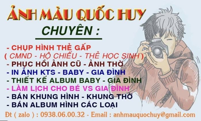 Tiệm ảnh màu Quốc Huy