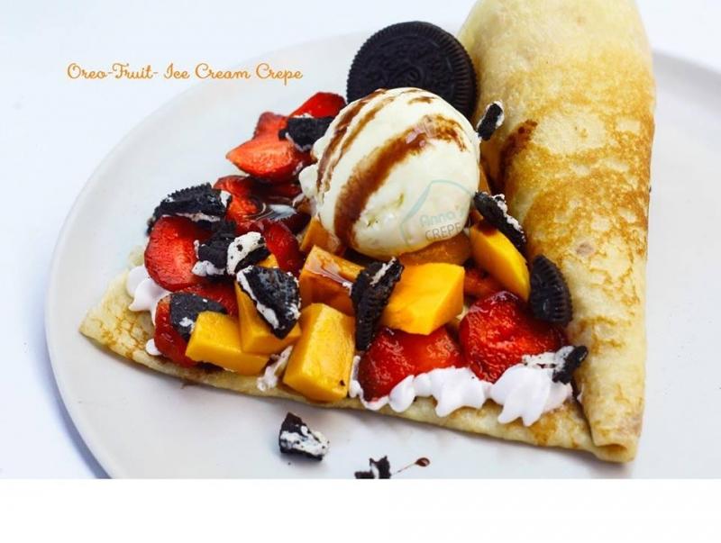 Crepe có kem vừa béo vừa ngon