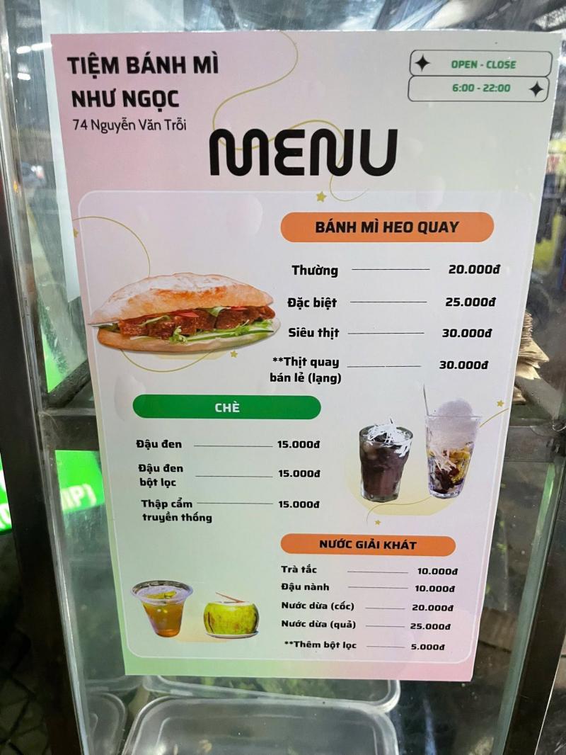 Tiệm bánh mì Như Ngọc