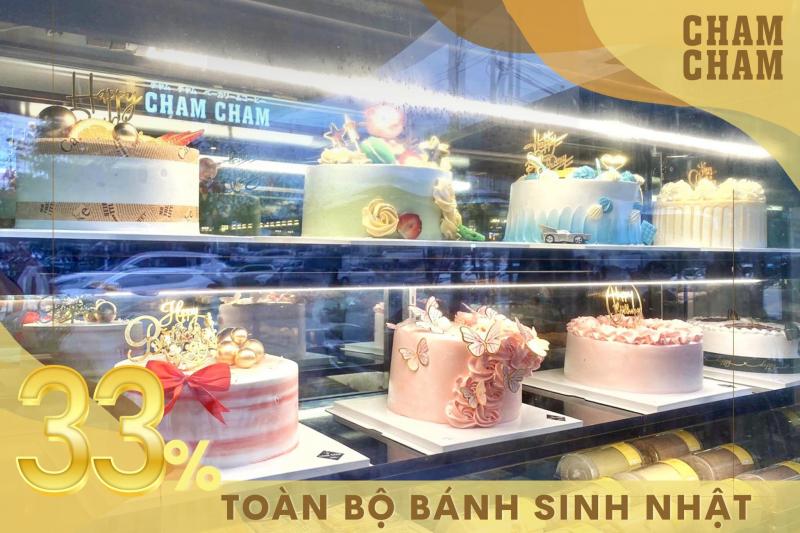 Sản phẩm bánh kem của Cham Cham Bakery & Coffee