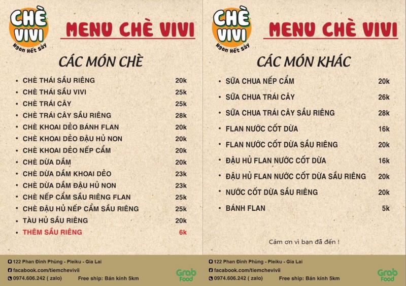 Tiệm Chè ViVi