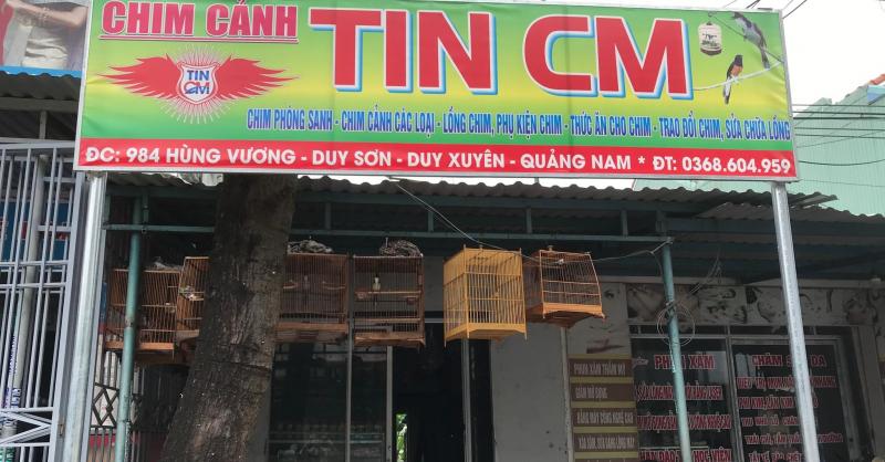 Tiệm chim cảnh Tin CM
