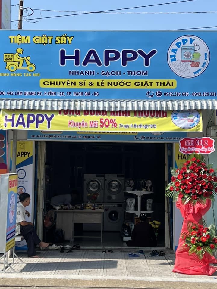 Tiệm giặt sấy Happy