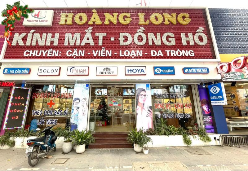 Tiệm kính mắt - đồng hồ Hoàng Long