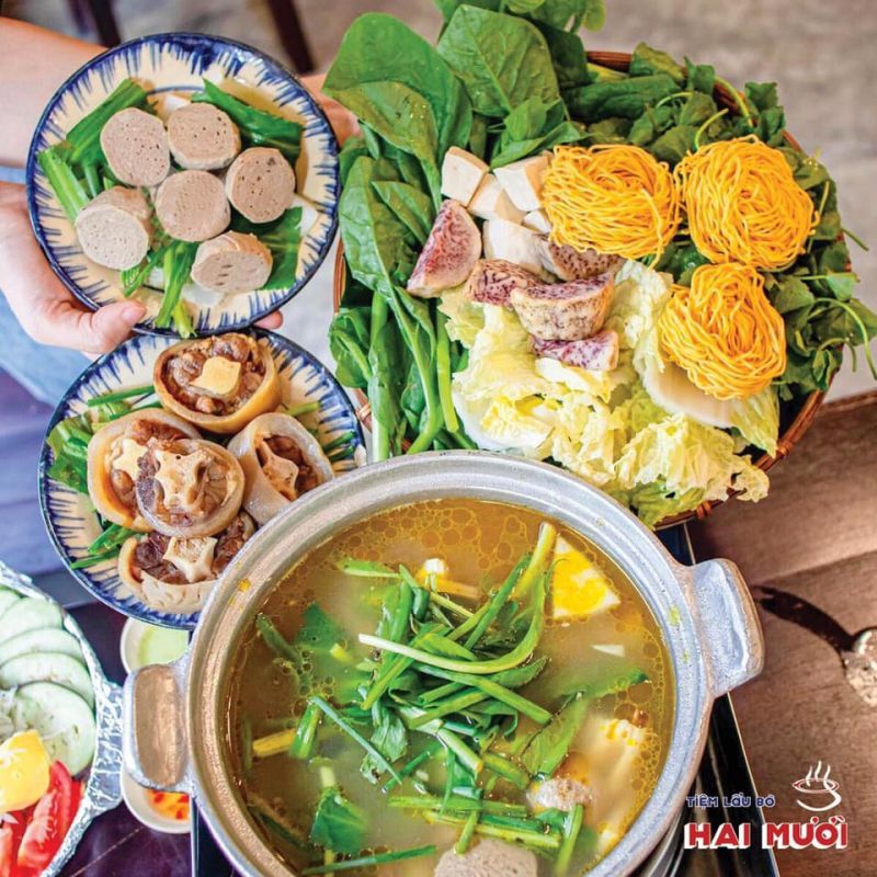 Tiệm Lẩu Bò Hai Mười