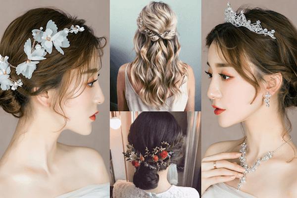 15+ kiểu tóc cô dâu ngắn ngang vai Hàn Quốc quyến rũ ngày cưới