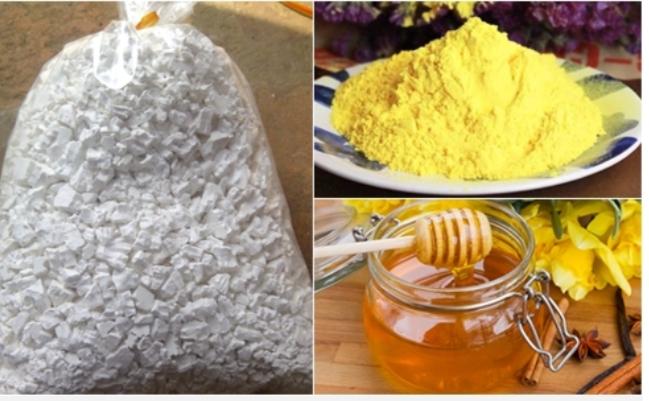 Tinh bột nghệ, bột sắn dây và mật ong giúp dưỡng da hiệu quả