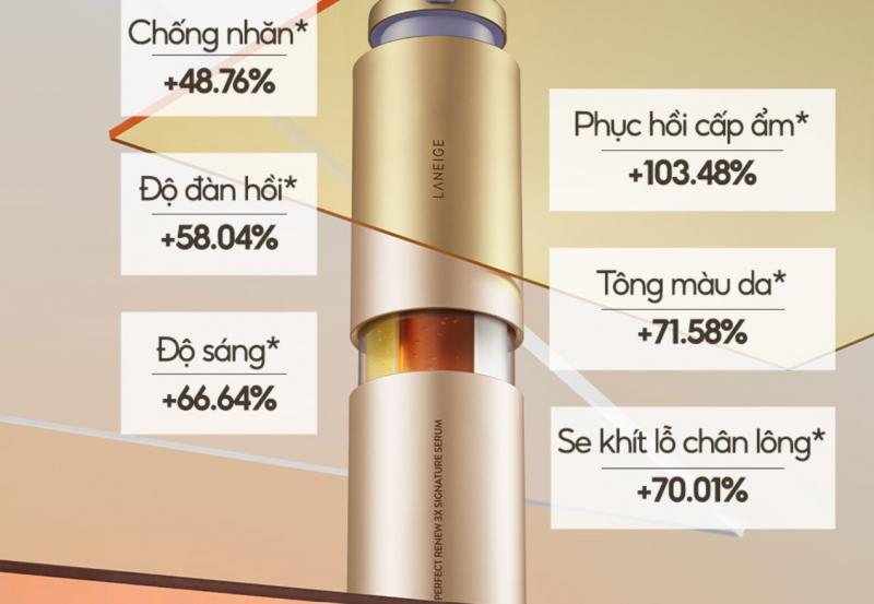 Tinh chất chống lão hóa Laneige Serum Perfect Renew 3X Signature