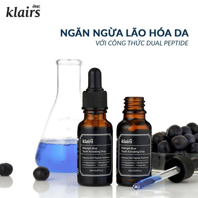 Tinh chất chống lão hóa phục hồi da Klairs Midnight Blue Youth Activating Drop 20ml