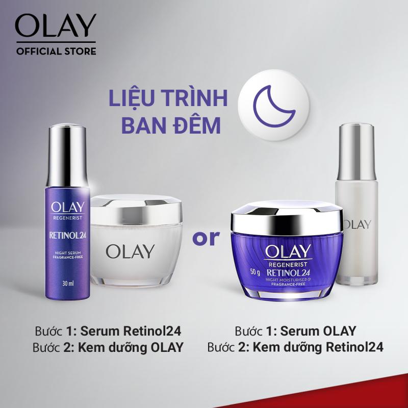 Tinh chất dưỡng ban đêm Olay Regenerist Retinol24 tái tạo da Night Serum 30ml