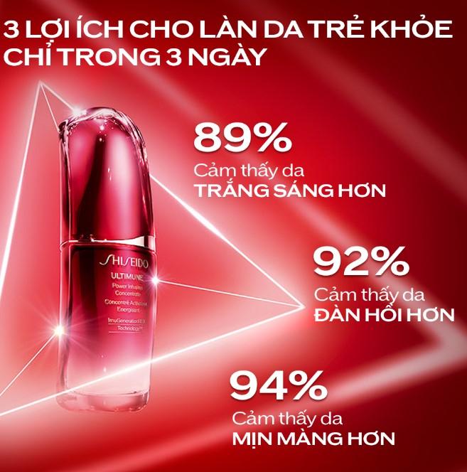 Tinh chất dưỡng da Shiseido Ultimune Power Infusing Concentrate