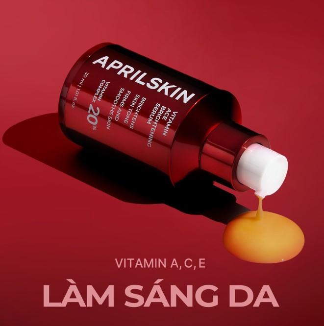 Tinh chất dưỡng sáng da chống lão hoá Aprilskin Vitamin ACE Brightening Serum 30ml