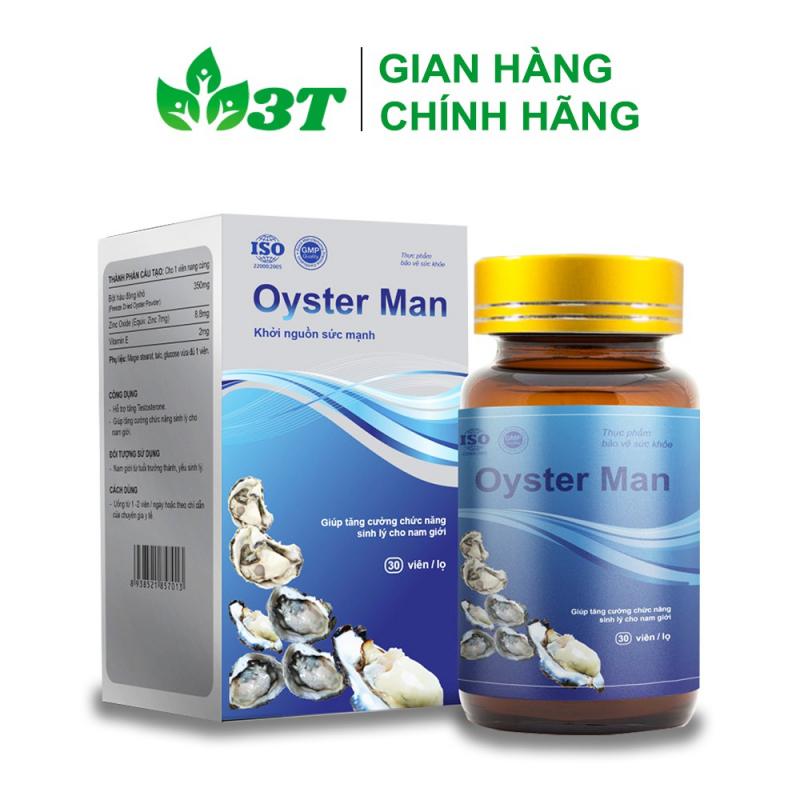 Tinh chất hàu biển Oyster Man cải thiện xuất tinh sớm, tăng cường sinh lý nam giới