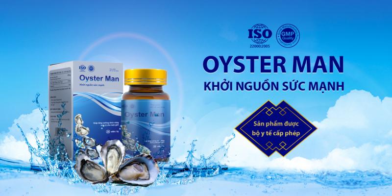 Tinh chất hàu biển Oyster Man cải thiện xuất tinh sớm, tăng cường sinh lý nam giới