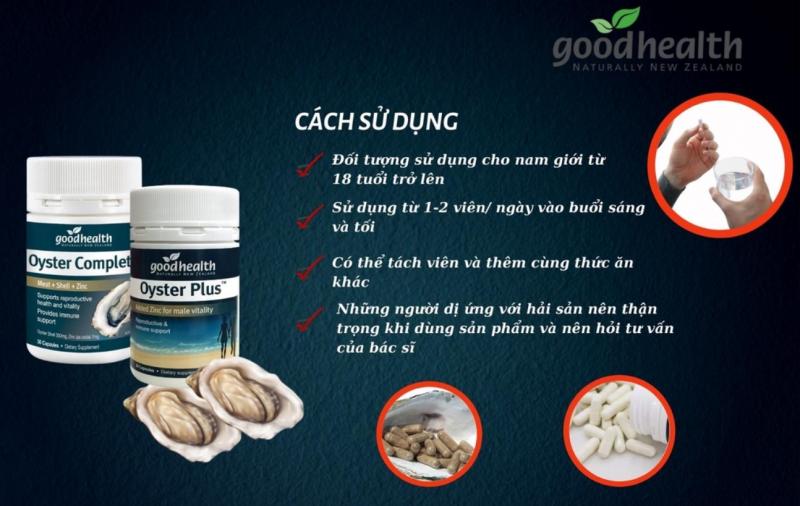 Tinh chất hàu New Zealand Good Health Oyster Plus