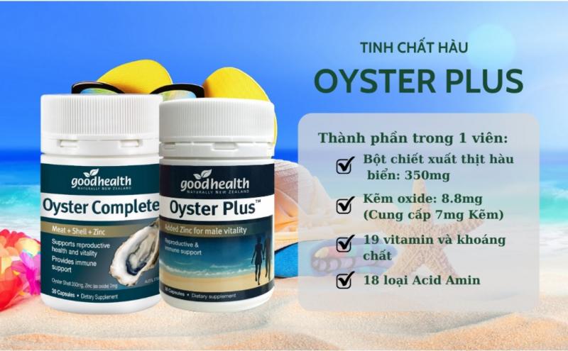 Tinh chất hàu New Zealand Good Health Oyster Plus