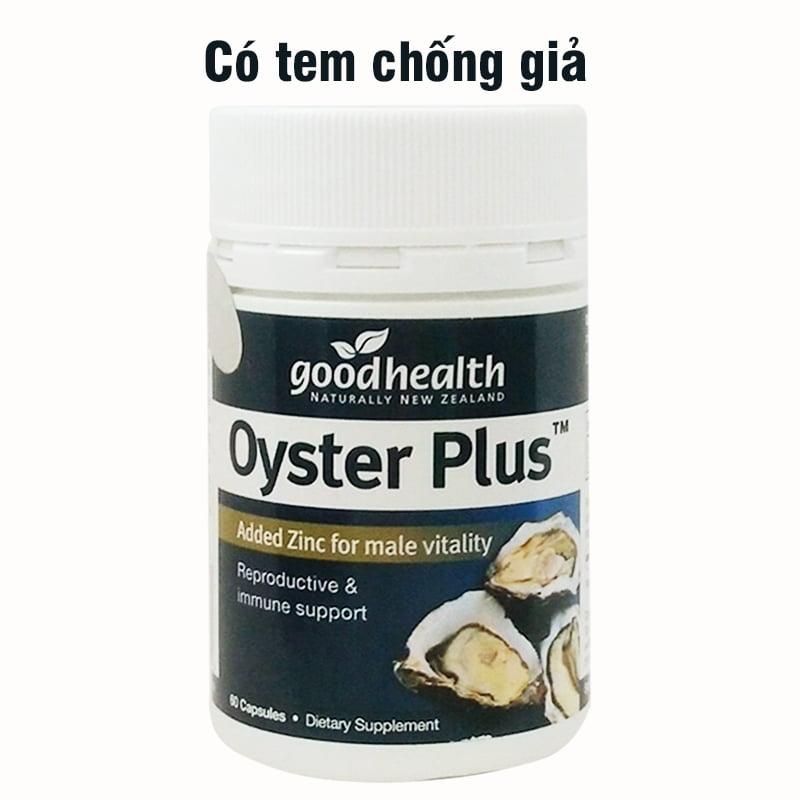 Tinh chất hàu New Zealand Good Health Oyster Plus tăng cường sinh lý nam giới hộp 60v