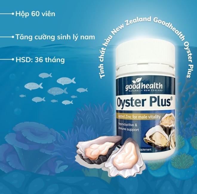 Tinh chất hàu Oyster Plus Zinc của Goodhealth