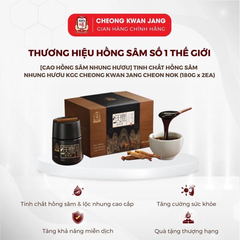 Tinh chất hồng sâm nhung hươu Cheon Nok Thương Hạng KGC Cheong Kwan Jang