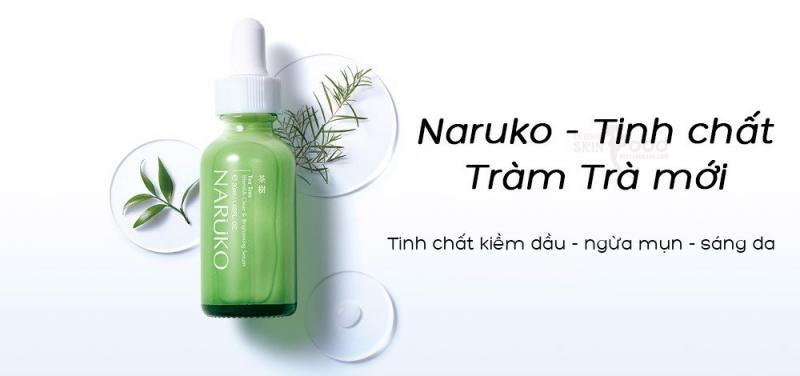 Tinh chất ngăn ngừa mụn, kiểm soát dầu và giảm thâm mụn Naruko Tea Tree Blemish Clear & Brightening Serum 30ml (Bản Đài)