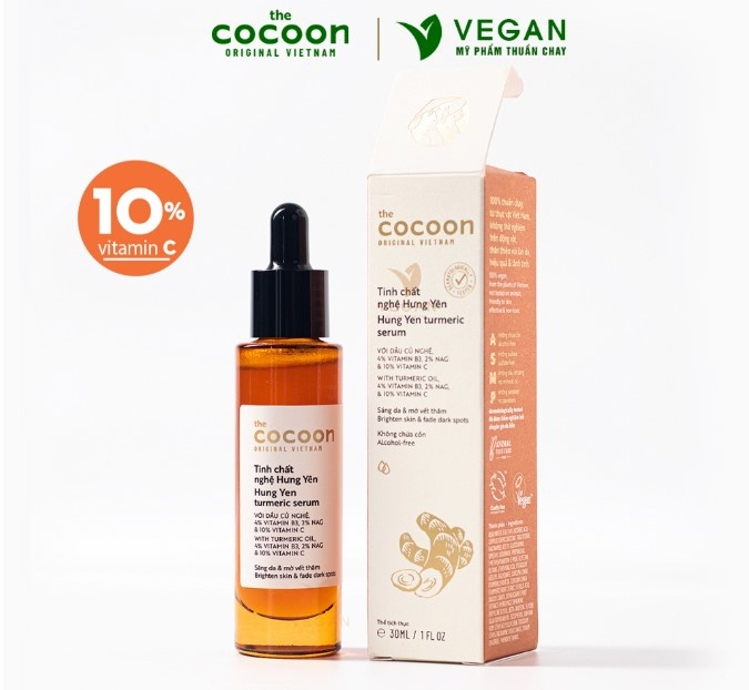 Tinh chất nghệ Hưng Yên với 10% Vitamin C Cocoon