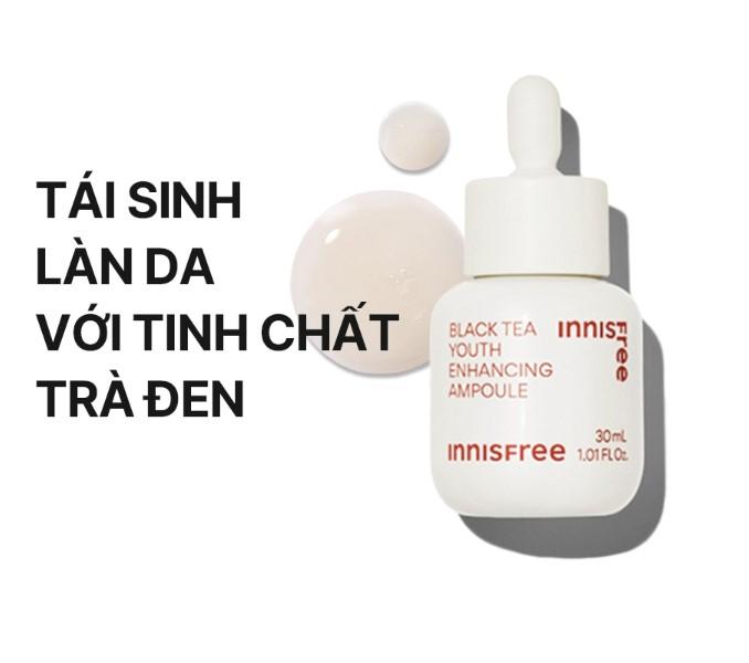 Tinh chất phục hồi da, chống lão hóa Innisfree Black Tea Youth Ampoule