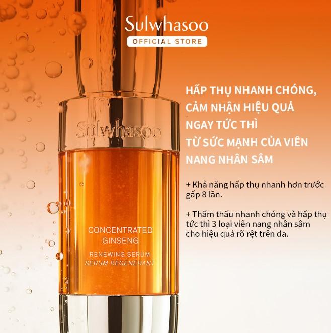 Tinh chất Sulwhasoo Concentrated Ginseng Renewing Serum