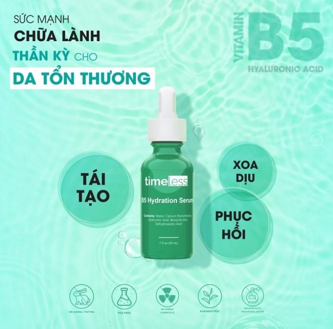 Tinh chất Timeless Vitamin B5 + Hyaluronic Acid