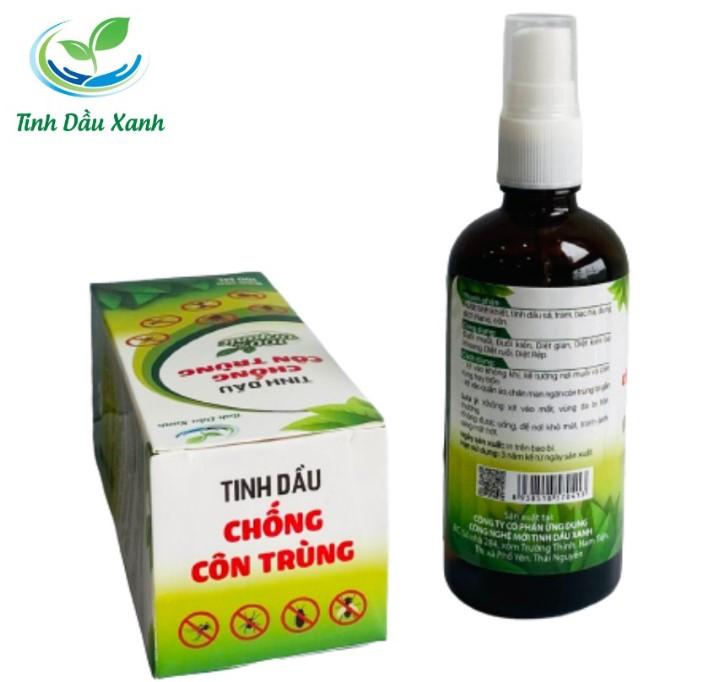 Tinh dầu chống côn trùng Tinh Dầu Xanh giúp đuổi muỗi, công trùng 100% thiên nhiên