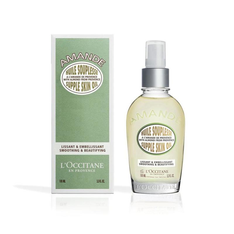 Tinh dầu chống rạn da organic L’Occiatane Almond Supple Skin Oil