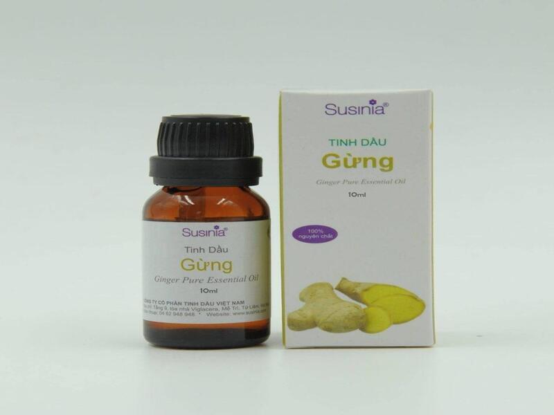 Tinh dầu gừng nguyên chất Susinia