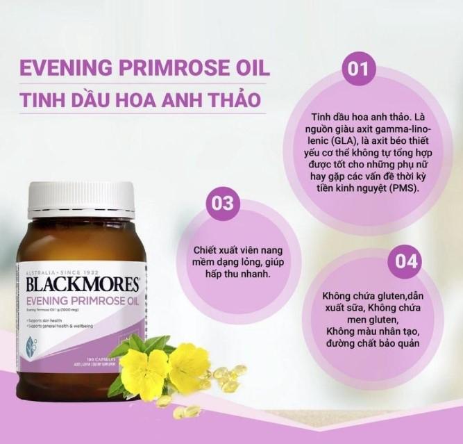 Tinh dầu hoa anh thảo Blackmore Evening Primrose Oil