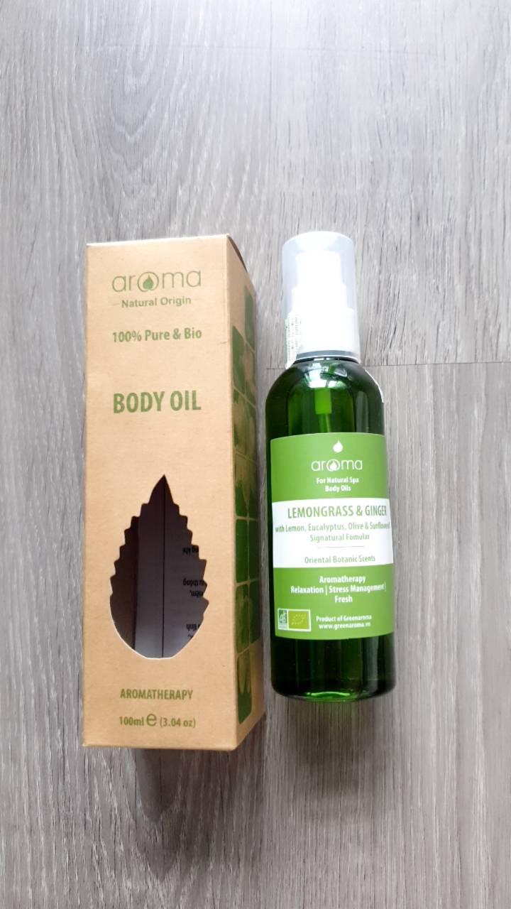 Tinh dầu massage body Sả chanh & Gừng - Lemongrass & Ginger Body Oil 100ml