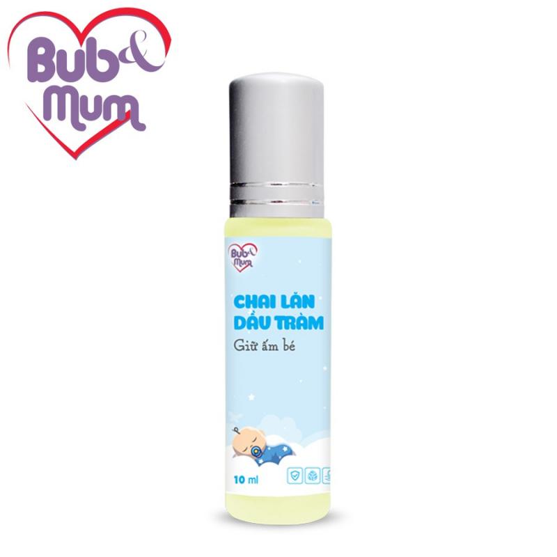 Tinh dầu tràm gió giữ ấm cho bé BuB&MuM dạng chai lăn 10ml