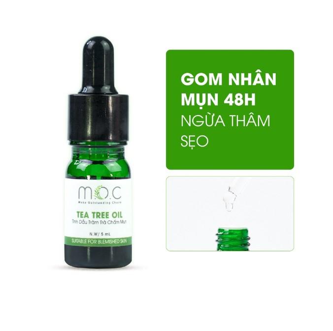 Tinh dầu tràm trà chấm mụn viêm M.O.C