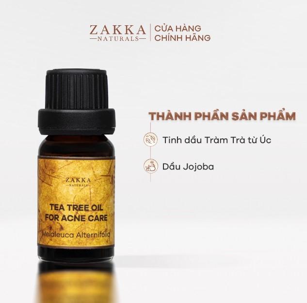 Tinh dầu tràm trà Zakka Naturals Acne Tea Tree Oil